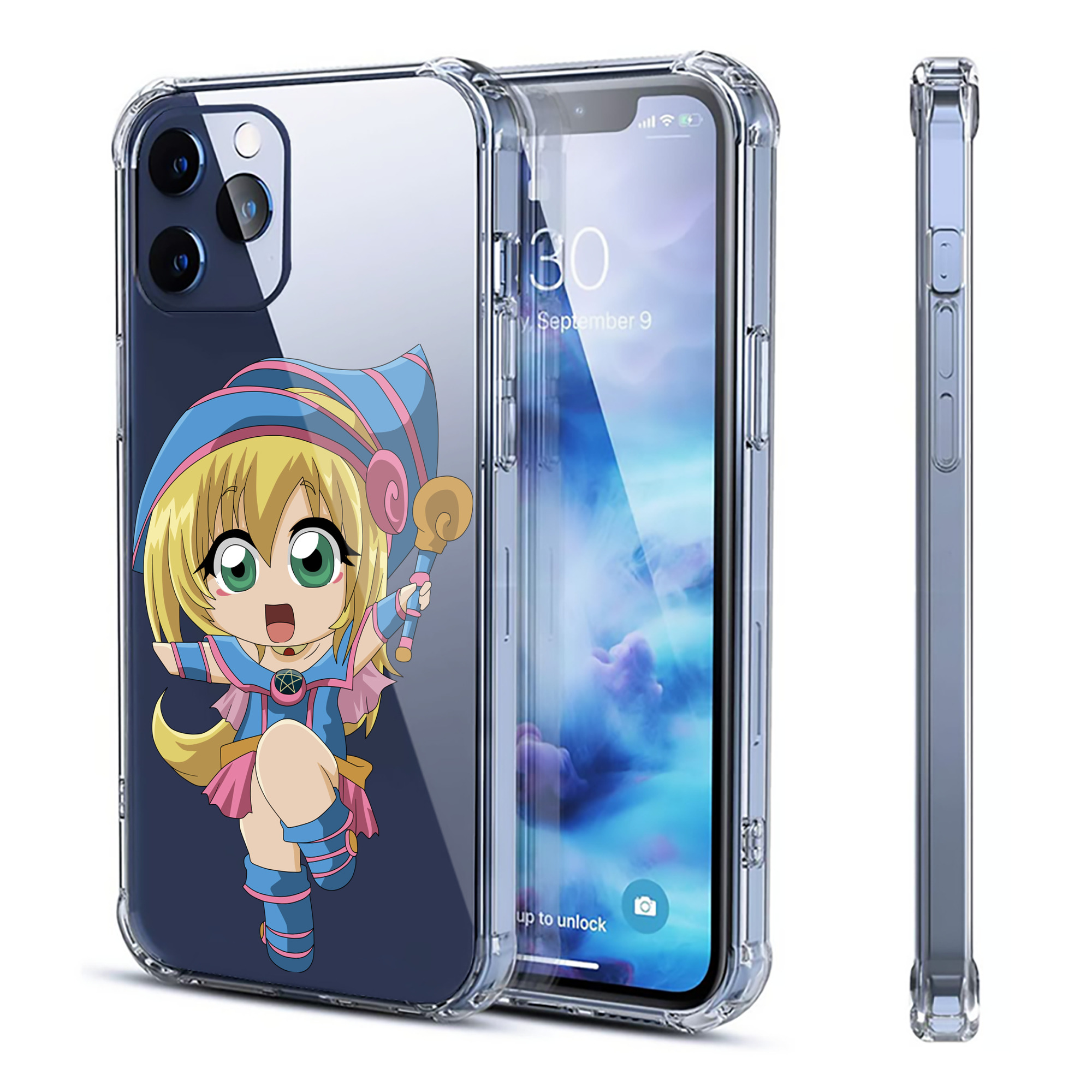 （画像用） 遊☆戯☆王 Yu-Gi-Oh! 【iPhone 12シリーズ対応】透明スマホケース（クリアソフトケース）